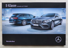 Lade das Bild in den Galerie-Viewer, Mercedes E-Klasse Limousine & T-Modell AMG MJ 2017 - Prospekt Brochure 09.2016