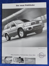 Lade das Bild in den Galerie-Viewer, Nissan Pathfinder 3.5 V6 MJ 2002 - Prospekt Brochure + Preisliste 05.2001