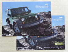Lade das Bild in den Galerie-Viewer, Jeep Wrangler MJ 2010 - Prospekt Brochure + Preisliste 10.2009