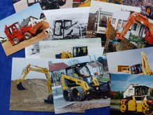 Lade das Bild in den Galerie-Viewer, Konvolut 28 Pressefotos press photos Bagger JCB Gehl Bobcat Hanix Manitou