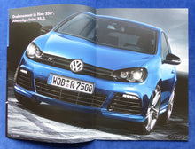 Lade das Bild in den Galerie-Viewer, VW Golf R - Golf VI 2.0 TSI 270 PS MJ 2010 - Prospekt + Preisliste 11.2009