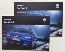 Lade das Bild in den Galerie-Viewer, VW Golf R 4Motion TSI 300 PS MJ 2016 - Prospekt Brochure + Preisliste 06.2015