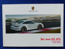 Lade das Bild in den Galerie-Viewer, Porsche 911 GT3 Typ 991 - Hardcover Prospekt Brochure + Preisliste 03.2013