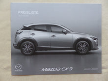 Lade das Bild in den Galerie-Viewer, Mazda CX-3 MJ 2017 - Prospekt Brochure + Preisliste 04.2017