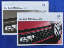 Lade das Bild in den Galerie-Viewer, VW Golf GTI Edition 35 MJ 2012 - Prospekt Brochure + Preisliste 05.2011