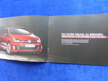Lade das Bild in den Galerie-Viewer, VW Golf GTI Edition 35 MJ 2012 - Prospekt Brochure + Preisliste 05.2011