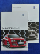 Lade das Bild in den Galerie-Viewer, VW Golf GTI Edition 30 MJ 2007 - Prospekt Brochure + Preisliste 01.2007