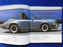Lade das Bild in den Galerie-Viewer, Porsche 911 Carrera Targa Cabrio G-Modell MJ 1986 - Prospekt Brochure 07.1985