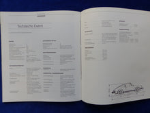 Lade das Bild in den Galerie-Viewer, Porsche 911 Carrera Targa Cabrio G-Modell MJ 1986 - Prospekt Brochure 07.1985