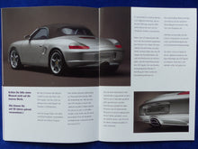 Lade das Bild in den Galerie-Viewer, Porsche Boxster 986 Jubiläum 50 Jahre 550 Spyder - Prospekt + Preisliste 09.2003