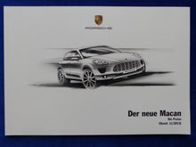 Lade das Bild in den Galerie-Viewer, Porsche Macan S Turbo MJ 2014 - Hardcover Prospekt Brochure + Preisliste 11.2013