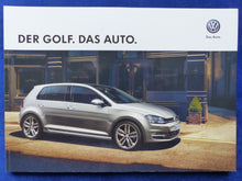 Lade das Bild in den Galerie-Viewer, VW Golf TSI TDI BlueMotion R-Line MJ 2014 - Prospekt Brochure 05.2013