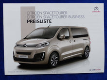Lade das Bild in den Galerie-Viewer, Citröen Spacetourer Business MJ 2017 - Prospekt Brochure + Preisliste 10.2016