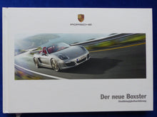 Lade das Bild in den Galerie-Viewer, Porsche Boxster S Typ 981 MJ 2013 - Hardcover Prospekt Brochure 10.2012