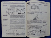 Lade das Bild in den Galerie-Viewer, Ford Escort Taunus Capri - Bedienungsanleitung Handbuch 02.1981
