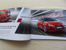 Lade das Bild in den Galerie-Viewer, Audi RS 3 Sportback quattro - Hardcover Prospekt Brochure + Preisliste 03.2015