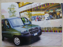 Lade das Bild in den Galerie-Viewer, Fiat Doblo Cargo - Farben und Polster MJ 2001 - Prospekt Brochure 10.2000