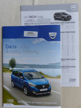 Lade das Bild in den Galerie-Viewer, Dacia Lodgy & Lodgy Stepway MJ 2016 - Prospekt Brochure + Preisliste 02.2016