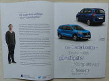 Lade das Bild in den Galerie-Viewer, Dacia Lodgy & Lodgy Stepway MJ 2016 - Prospekt Brochure + Preisliste 02.2016