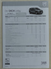 Lade das Bild in den Galerie-Viewer, Dacia Lodgy & Lodgy Stepway MJ 2016 - Prospekt Brochure + Preisliste 02.2016