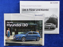 Lade das Bild in den Galerie-Viewer, Hyundai i30 5-Türer MJ 2018 - Prospekt Brochure + Preisliste 02.2018