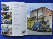 Lade das Bild in den Galerie-Viewer, Renault Kangoo Z.E. Elektroauto MJ 2014 - Prospekt Brochure + Preisliste 05.2013