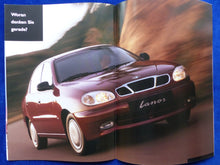 Lade das Bild in den Galerie-Viewer, Daewoo Lanos - Prospekt Brochure + Technische Daten + Preisliste 04.1997