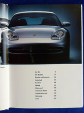 Lade das Bild in den Galerie-Viewer, Porsche 911 Carrera Typ 996 MJ 2000 - Hardcover Prospekt 09.1999 - Fehlbindung!