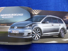 Lade das Bild in den Galerie-Viewer, VW Golf Variant MJ 2014 - Prospekt Brochure 08.2013