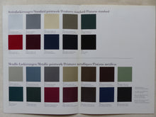 Lade das Bild in den Galerie-Viewer, Mercedes-Benz Personenwagen PKW Lackierungen MJ 1989 - Prospekt Brochure 11.1988