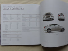 Lade das Bild in den Galerie-Viewer, Lexus IS 250 220d IS F MJ 2009 - Prospekt Brochure + Preisliste 10.2008