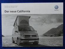 Lade das Bild in den Galerie-Viewer, VW Bus T6 California Beach Coast Ocean MJ 2016 - Prospekt + Preisliste 06.2015