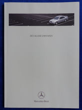 Lade das Bild in den Galerie-Viewer, Mercedes-Benz E-Klasse E 55 AMG Limousinen MJ 2000 - Prospekt Brochure 07.1999