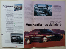 Lade das Bild in den Galerie-Viewer, Citroen Xantia - Prospekt Brochure + Daten & Ausstattungen 1993