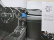 Lade das Bild in den Galerie-Viewer, Honda Civic Limousine MJ 2018 - Prospekt Brochure + Preisliste 01.2018