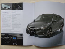 Lade das Bild in den Galerie-Viewer, Honda Civic Limousine MJ 2018 - Prospekt Brochure + Preisliste 01.2018