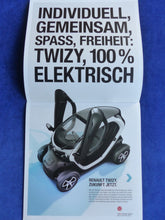 Lade das Bild in den Galerie-Viewer, Renault Twizy & Twizy Cargo MJ 2016 - Prospekt Brochure + Preisliste 01.2016