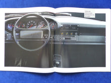 Lade das Bild in den Galerie-Viewer, Porsche 911 Carrera Typ 964 MJ 1990 - Prospekt Brochure + Daten 08.1989