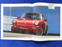 Lade das Bild in den Galerie-Viewer, Porsche 911 Carrera Typ 964 MJ 1990 - Prospekt Brochure + Daten 08.1989
