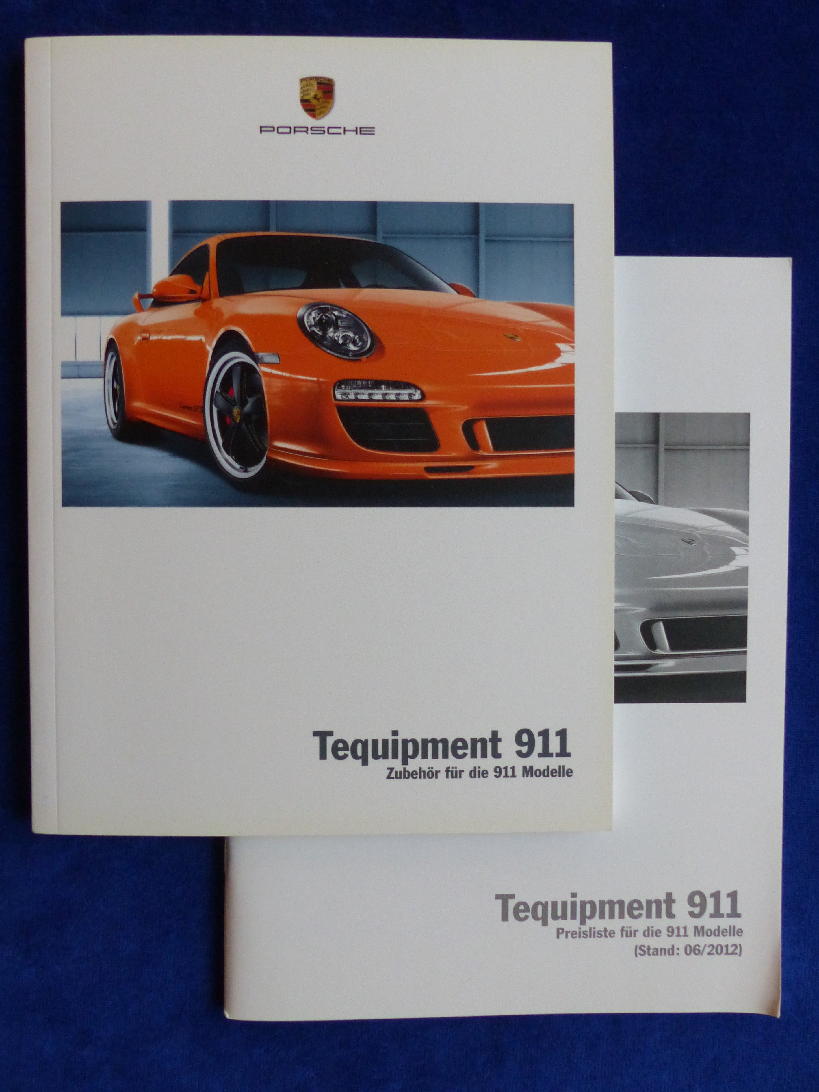 Porsche Tequipment 911 Carrera GT3 RS MJ 2013 Prospekt + Preisliste