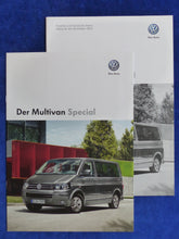 Lade das Bild in den Galerie-Viewer, VW Bus T5 Multivan Special Sondermodell MJ 2014 - Prospekt + Preisliste 05.2013 - car-brochure