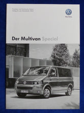 Lade das Bild in den Galerie-Viewer, VW Bus T5 Multivan Special Sondermodell MJ 2014 - Prospekt + Preisliste 05.2013 - car-brochure