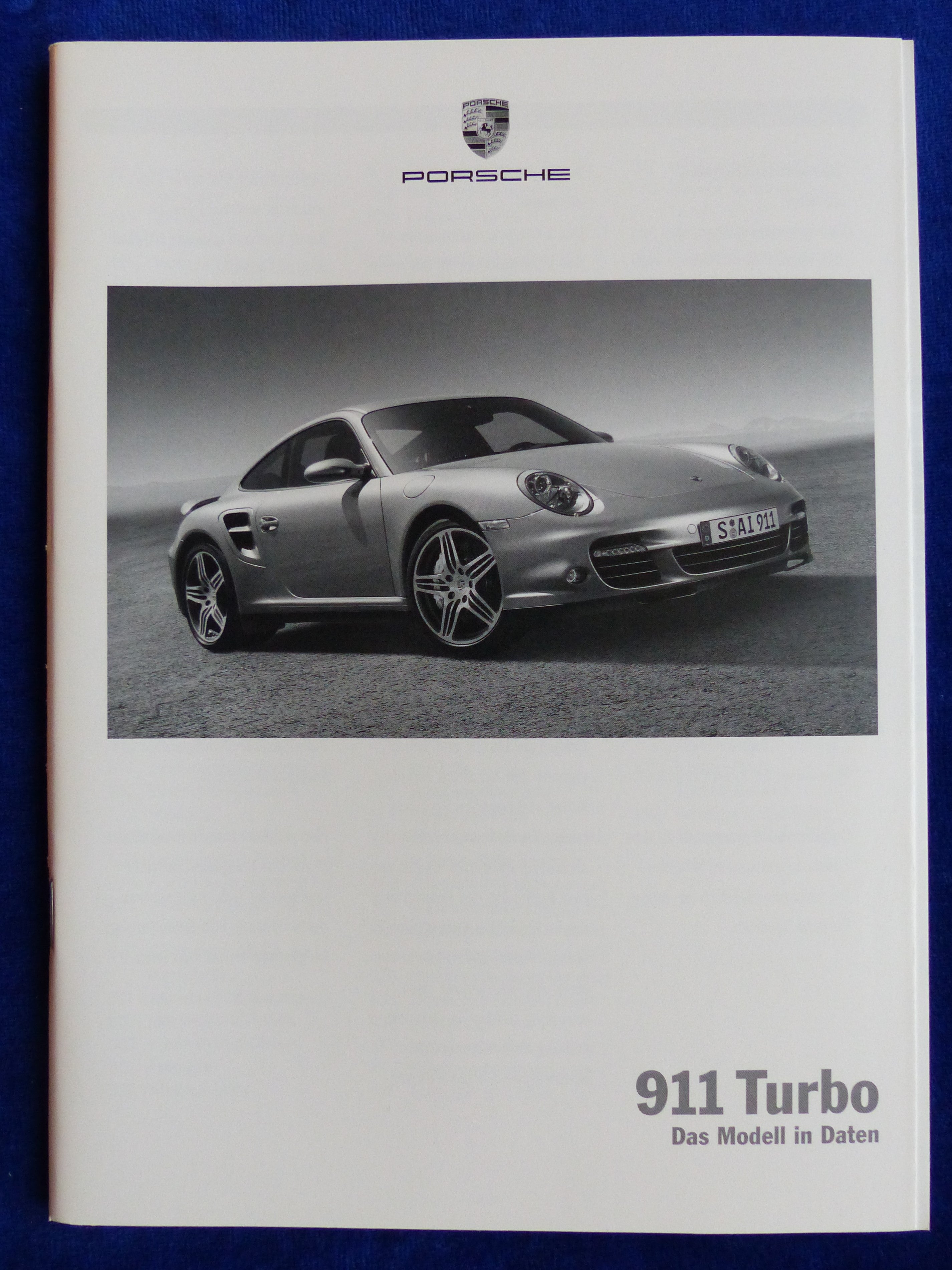 Porsche 911 Turbo Typ 997 Daten Preisliste MJ 2007 Prospekt Brochu