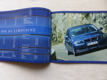 Lade das Bild in den Galerie-Viewer, Alpina BMW 2005 D3 B3 B5 B6 B7 Roadster - Prospekt Brochure + Preisliste 09.2005