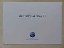 Lade das Bild in den Galerie-Viewer, Alpina BMW 2005 D3 B3 B5 B6 B7 Roadster - Prospekt Brochure + Preisliste 09.2005