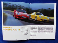Lade das Bild in den Galerie-Viewer, Porsche 911 GT3 Clubsport Typ 996 MJ 2003 - Hardcover Prospekt Brochure 12.2002