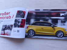 Lade das Bild in den Galerie-Viewer, Audi A1 S1 Sportback quattro MJ 2016 - Prospekt Brochure 12.2015