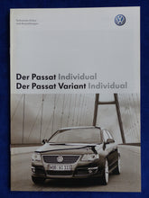 Lade das Bild in den Galerie-Viewer, VW Passat Variant Individual MJ 2008 - Prospekt + Daten & Ausstattungen 11.2007
