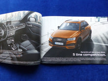 Lade das Bild in den Galerie-Viewer, Audi Q3 S line competition TFSI TDI quattro MJ 2017 - Prospekt Brochure 09.2016