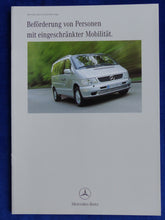 Lade das Bild in den Galerie-Viewer, Mercedes Sonderfahrzeuge V Vito Sprinter MJ 2000 - Prospekt Brochure 07.1999